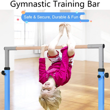 Load image into Gallery viewer, Gymnastics Training Bar Adjustable Horizontal Bars Children Kids Home Gym
