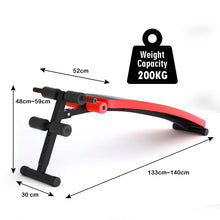 Load image into Gallery viewer, Adjustable Sit Up Bench Abdominal Exercise Training Workout Machine Home Gym
