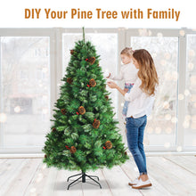Load image into Gallery viewer, 6ft Artificial Christmas Tree Unlit Life-Like Pine Tree Premium Hinged Xmas Tree
