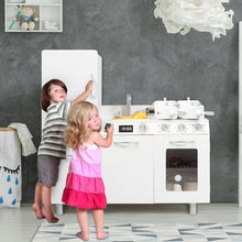 Load image into Gallery viewer, Kids Kitchen Playset Removable Sink Children Wooden Pretend Play Kitchen W/Sound
