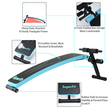 Load image into Gallery viewer, Adjustable Sit Up Bench Abdominal Exercise Training Workout Machine Home Gym
