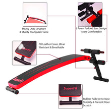 Load image into Gallery viewer, Adjustable Sit Up Bench Abdominal Exercise Training Workout Machine Home Gym
