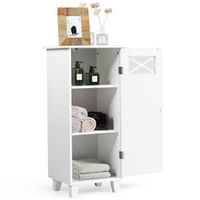 Load image into Gallery viewer, Waterproof Bathroom Cabinet Floor Unit Slim Toilet Organizer Storage Cupboard
