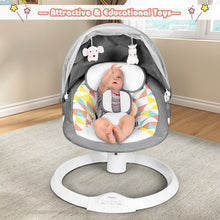 Load image into Gallery viewer, Electric Baby Bouncer Chair Newborn Rocking Chair w/ Remote Control Mosquito Net

