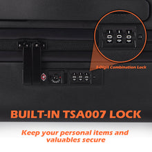Load image into Gallery viewer, Lightweight Hard Shell Suitcase Carry On Hand Cabin Luggage W/ TSA Lock Black
