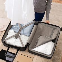 Load image into Gallery viewer, Lightweight Hard Shell Suitcase Carry On Hand Cabin Luggage W/ TSA Lock Black
