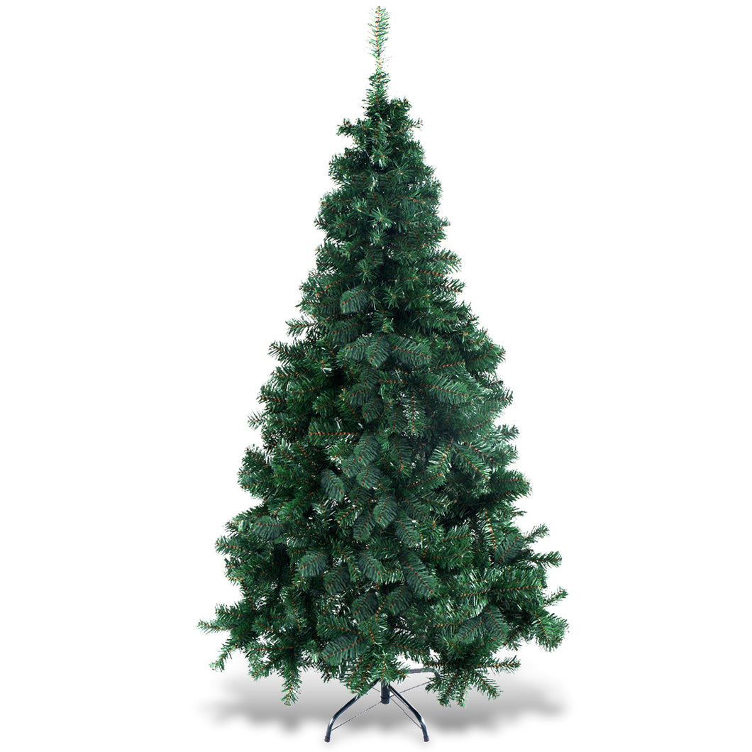 2.4m Green Christmas Tree Xmas Traditional Artificial Decoration