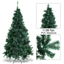 Load image into Gallery viewer, 2.4m Green Christmas Tree Xmas Traditional Artificial Decoration
