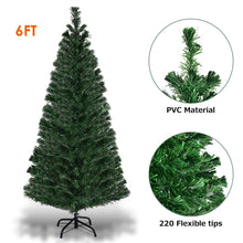 Load image into Gallery viewer, 1.8m Artificial Fiber Optic Christmas Tree Xmas Light Decoration Festival Decor
