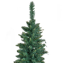 Load image into Gallery viewer, 2.1m Green Artificial Christmas Tree Xmas Decoration Slim for Small Room
