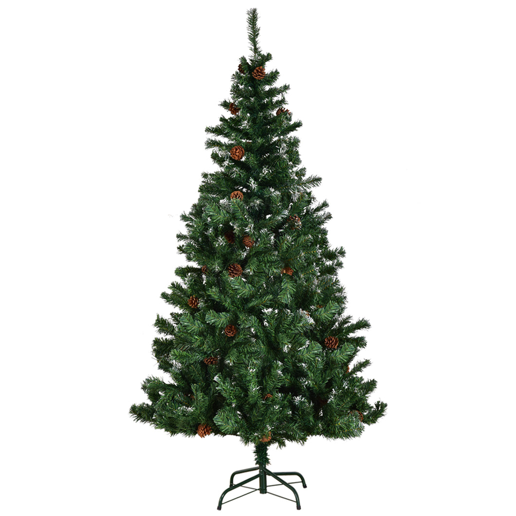 1.5m Artificial Christmas Tree Snow Cones Large Realistic Xmas Trees Decoration