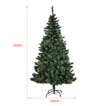 Load image into Gallery viewer, 2.1m Artificial Christmas Tree Snow Cones Large Realistic Xmas Trees

