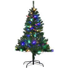 Load image into Gallery viewer, 4FT Artificial Christmas Tree Luxury Pre-lit Green Xmas Trees11 Modes LED Lights
