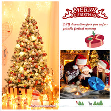 Load image into Gallery viewer, 6FT Artificial Christmas Tree Green Snow Flocked Xmas Tree Decoration In/Outdoor
