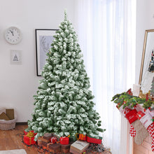 Load image into Gallery viewer, 6FT Artificial Christmas Tree Green Snow Flocked Xmas Tree Decoration In/Outdoor
