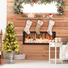 Load image into Gallery viewer, 4FT Pre-Lit Artificial Christmas Tree Snowy Entrance Pine Tree W/ 100 LED Lights
