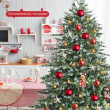 Load image into Gallery viewer, 6FT Snow Flocked Christmas Tree Luxury Artificial Xmas Full Tree W/ Metal Stand

