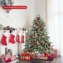 Load image into Gallery viewer, 6FT Snow Flocked Christmas Tree Luxury Artificial Xmas Full Tree W/ Metal Stand
