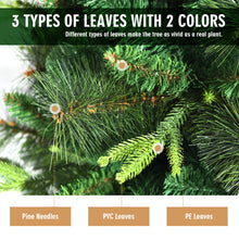 Load image into Gallery viewer, 6FT Artificial Christmas Tree Premium Hinged PVC Xmas Full Tree W/ Metal Stand
