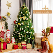 Load image into Gallery viewer, 6FT Artificial Christmas Tree Premium Hinged PVC Xmas Full Tree W/ Metal Stand
