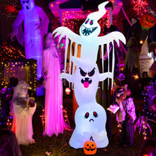 Load image into Gallery viewer, 10.2 ft Inflatable Halloween Overlap Ghost Giant Blow up Halloween Decoration
