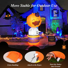 Load image into Gallery viewer, 6FT Tall Halloween Inflatable Balloon 3 Ghosts Combo Blow-up Decoration w/LED
