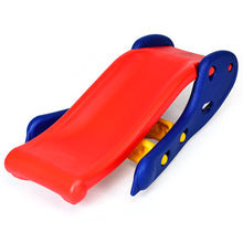 Load image into Gallery viewer, Kids Foldable First Slide Plastic W/Climb Steps Children Indoor Outdoor Play Set
