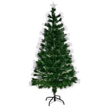 Load image into Gallery viewer, 1.5m Fiber Optic Artificial Christmas Tree LED Blossom Effects W/ Top Star
