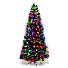 Load image into Gallery viewer, 1.8m Fiber Optic Artificial Christmas Tree LED Blossom Effect W/ Top Star
