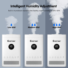Load image into Gallery viewer, 3.5L Top-fill Mist Humidifier w/Smart Sleep Mode 12H Timer 30 Working Hours Home
