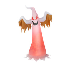 Load image into Gallery viewer, 6ft Halloween Inflatable Ghost Quick Blow up Halloween Decoration w/ Red LED

