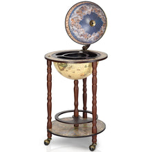 Load image into Gallery viewer, Wood Globe Drink Cabinet Wine Bar Stand Italian Rack Liquor Bottle Shelf 330MM
