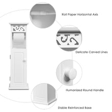 Load image into Gallery viewer, 3 Tier Wooden Freestanding Bathroom Toilet Tissue Cabinet Paper Roll Holder
