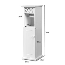 Load image into Gallery viewer, 3 Tier Wooden Freestanding Bathroom Toilet Tissue Cabinet Paper Roll Holder
