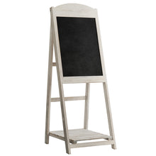 Load image into Gallery viewer, Folding Vintage Chalkboard Easel Wooden A-frame Easel Blackboard W/Display Shelf
