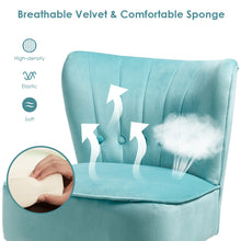 Load image into Gallery viewer, Home Velvet Accent Chair Occasional Soft Oyster Fluted Retro Bedroom Living Room
