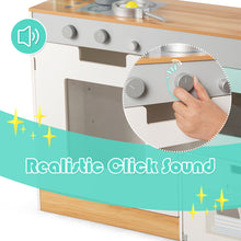 Load image into Gallery viewer, 2 in1 Wooden Kids Play Kitchen Diner Role Play Pretend Set Toy Boys &amp; Girls
