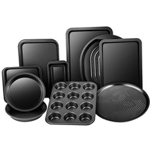 Load image into Gallery viewer, 10PCS Kitchen Non-Stick Bakeware Set Baking Equipment Heavy Duty Carbon Steel
