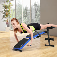 Load image into Gallery viewer, Foldable Adjustable Sit Up Bench Machine Weight Body Workout Barbell Home Gym
