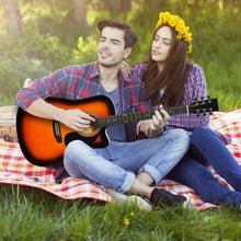 Load image into Gallery viewer, 41 Inch Full Size Steel-String Guitar Acoustic Guitar with Gig Bag Tuner Pick
