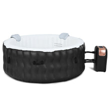 Load image into Gallery viewer, 4-Person Inflatable Hot Tub Spa Portable Heated Round Tub Spa Massage Bubble Jet
