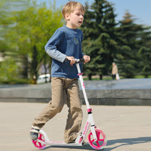 Load image into Gallery viewer, Adult Teens Kick Scooter Foldable Ride On 2 Big Wheels Adjustable W/ LED Light
