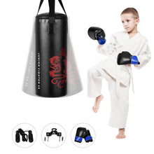 Load image into Gallery viewer, Kids&#39; Exercise Boxing Rope Gloves Sandbag Suit Training Set W/ Rucksack Gift
