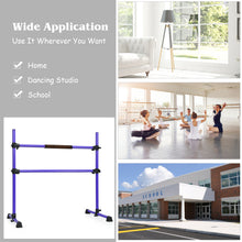 Load image into Gallery viewer, Double Ballet Barre Stretch Bar Portable Freestanding Dance Exercise Equipment
