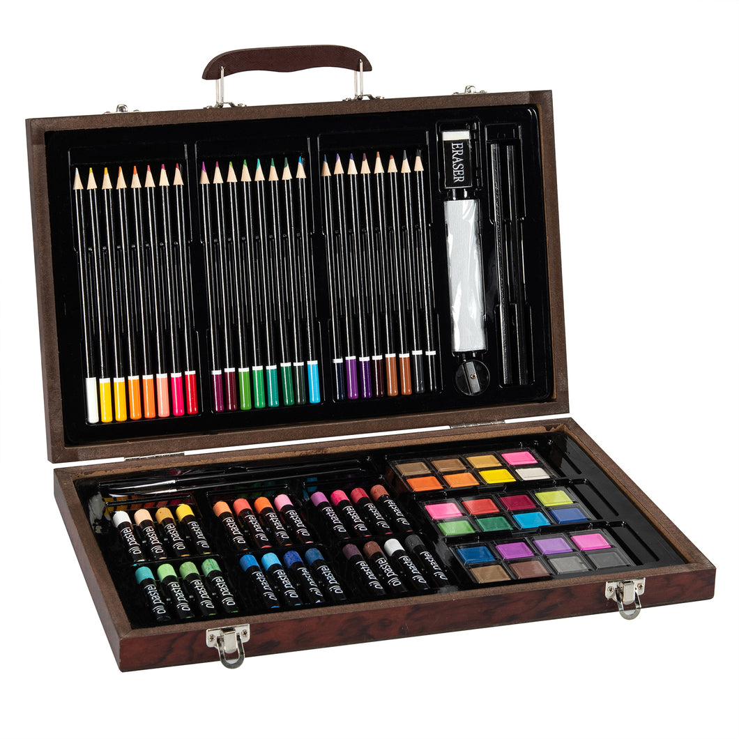 80-Piece Art Set Drawing Kit