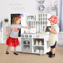 Load image into Gallery viewer, Large Wooden Kids Play Kitchen Children’s Role Play Cooking Set Toy Boys&amp;Girls
