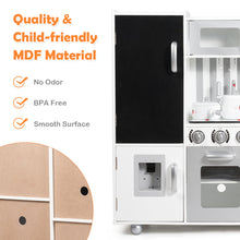 Load image into Gallery viewer, Large Wooden Kids Play Kitchen Children’s Role Play Cooking Set Toy Boys&amp;Girls
