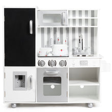 Load image into Gallery viewer, Large Wooden Kids Play Kitchen Children’s Role Play Cooking Set Toy Boys&amp;Girls
