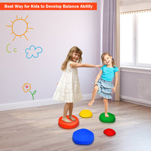 Load image into Gallery viewer, 5 PCS Kids Balance Stepping Stones Educational River Stones Game Non-slip Edge
