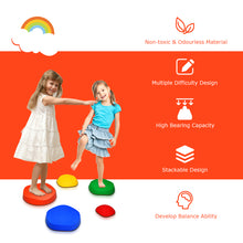 Load image into Gallery viewer, 5 PCS Kids Balance Stepping Stones Educational River Stones Game Non-slip Edge
